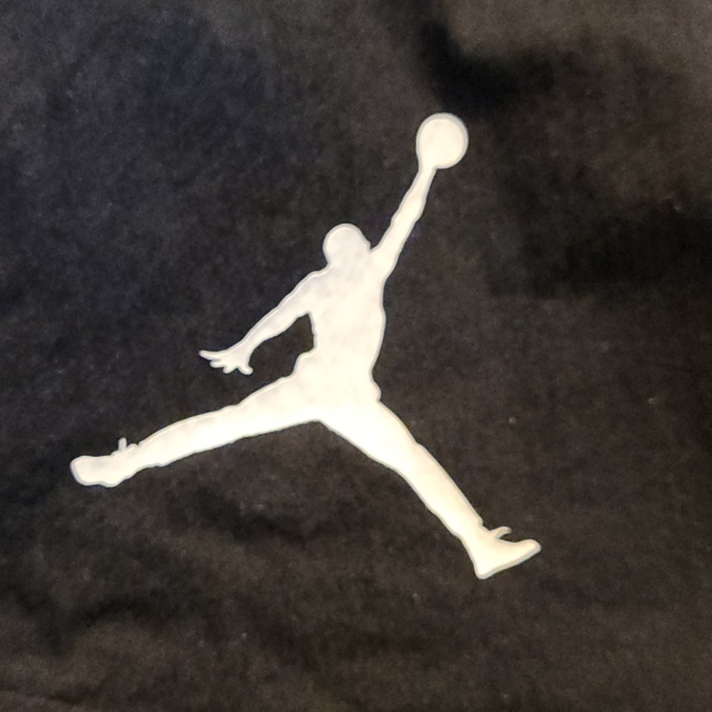 Jordan NIKE Dry Woven Short Sleeve Hot Jacket Men's Medium Black 2 hand pockets - Picture 10 of 14